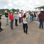 Diretores da Cehop visitam Unidade de Tratamento de Resíduos Sólidos -