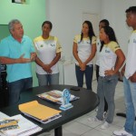 Secretário de Esporte e Lazer recebe os campeões do Vôlei de Praia - Fotos: Ascom/Seel