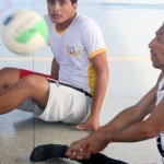 Alunos da rede estadual treinam com colega cadeirante para os Jogos Escolares da TV Sergipe - Fotos: José santana Filho/Seed