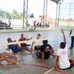 Alunos da rede estadual treinam com colega cadeirante para os Jogos Escolares da TV Sergipe - Fotos: José santana Filho/Seed