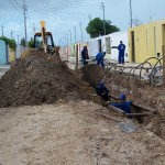 Obras de esgotamento seguem na Zona de Expansão   - Foto: Ascom/ Deso