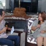 Secretária Joélia Silva é entrevistada pelo Canal Saúde - (Fotos: Ascom/Saúde)