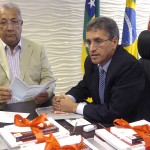 Jackson Barreto reúnese com o procuradorgeral do Ministério Público Estadual - Jackson Barreto e Orlando Rochadel (Fotos: Marcelle Cristinne/ASN)