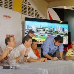 Jackson Barreto assina ordem de serviço para reforma do Batistão -