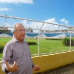 Jackson Barreto assina ordem de serviço para reforma do Batistão -