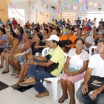 Jackson entrega 400 toneladas de sementes de arroz de alta produtividade a agricultores do Baixo S. Francisco - Jackson fez a entrega simbólica das sementes ao parceleiro Francisco Passos / Fotos: Victor Ribeiro/ASN