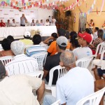 Jackson entrega 400 toneladas de sementes de arroz de alta produtividade a agricultores do Baixo S. Francisco - Jackson fez a entrega simbólica das sementes ao parceleiro Francisco Passos / Fotos: Victor Ribeiro/ASN