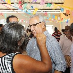 Jackson entrega 400 toneladas de sementes de arroz de alta produtividade a agricultores do Baixo S. Francisco - Jackson fez a entrega simbólica das sementes ao parceleiro Francisco Passos / Fotos: Victor Ribeiro/ASN