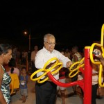 Jackson inaugura obras e visita nova estrutura de estímulo esportivo no Santos Dumont - Entrega do largo Durval José de Santana