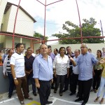 Jackson Barreto inaugura reforma de escola em Neópolis -