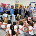 Procuradores visitam Centro Educacional Vitória de Santa Maria  - Fotos: Eugênio Barreto/Seed