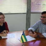 Riachuelo e Maruim assinam termo com a Emgetis - O diretor presidente da Emgetis