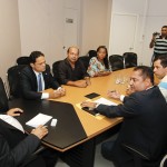 Jackson recebe representantes da Associação dos Oficiais Militares de Sergipe - Fotos: Marcos Rodrigues/ASN