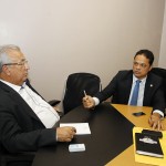 Jackson recebe representantes da Associação dos Oficiais Militares de Sergipe - Fotos: Marcos Rodrigues/ASN