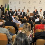 Jackson empossa Fábio Mitidieri na Setrab e Lauro Seixas no Ipesaúde - Fotos: Marcos Rodrigues/ASN