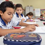 Alunos e professores de Simão Dias e Poço Verde comemoram reforma de escolas - Fotos: Eugênio Barreto – Ascom/Educação