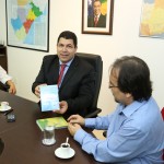 Secretário da Semarh convida Sedetec a participar da elaboração do plano das bacias estaduais de SE - Fotos: Vieira Neto/Sedetec