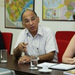 Secretário da Semarh convida Sedetec a participar da elaboração do plano das bacias estaduais de SE - Fotos: Vieira Neto/Sedetec