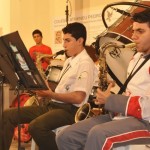 Público prestigia música das liras sergipanas  - Os turistas Alexandre e Luiza Valentin