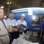 Jackson inaugura Clínica de Saúde e visita fábrica Metalplástico - Jackson Barreto aproveitou para visitar a Metalplástico
