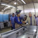 Jackson inaugura Clínica de Saúde e visita fábrica Metalplástico - Jackson Barreto aproveitou para visitar a Metalplástico