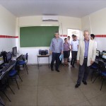 Jackson inaugura reforma de escola e entrega laptops a estudantes em Simão Dias - Entrega da reforma da Escola Estadual Aristeu Carlos Valadares (Fotos: Marcelle Cristinne/ASN)
