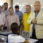 Jackson inaugura reforma de escola e entrega laptops a estudantes em Simão Dias - Entrega da reforma da Escola Estadual Aristeu Carlos Valadares (Fotos: Marcelle Cristinne/ASN)