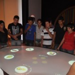 Museu da Gente já recebeu a visita de 56 mil estudantes de todo o Estado - Grupo de Campo do Brito interage com uma das instalações multimídia do Museu  / Fotos: Nucom/Instituto Banese