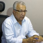 Jackson recebe o deputado João Daniel e comissão de dirigentes do MST - O governador em exercício Jackson Barreto