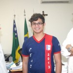 Secretário parabeniza aluno vencedor no Concurso HistóricoLiterário  - Estudante Lucas Rafael Freire