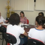 Secretário recebe comissão de alunos e garante reforma e ampliação do Colégio Leonor Teles  - Fotos: Ascom/Educação