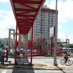 Vão central da passarela de pedestres do Viaduto do Detran é colocado - Fostos: Ascom/Infraestrutura