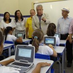 Jackson inaugura reforma de escola e entrega laptops a estudantes em Simão Dias - Entrega da reforma da Escola Estadual Aristeu Carlos Valadares (Fotos: Marcelle Cristinne/ASN)