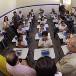 Jackson inaugura reforma de escola e entrega laptops a estudantes em Simão Dias - Entrega da reforma da Escola Estadual Aristeu Carlos Valadares (Fotos: Marcelle Cristinne/ASN)
