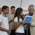 Jackson inaugura reforma de escola e entrega laptops a estudantes em Simão Dias - Entrega da reforma da Escola Estadual Aristeu Carlos Valadares (Fotos: Marcelle Cristinne/ASN)