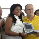 Jackson inaugura reforma de escola e entrega laptops a estudantes em Simão Dias - Entrega da reforma da Escola Estadual Aristeu Carlos Valadares (Fotos: Marcelle Cristinne/ASN)