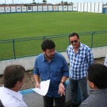 Secretário Valmor Barbosa visita estádio do Confiança  -