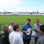 Secretário Valmor Barbosa visita estádio do Confiança  -