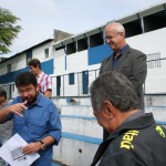 Secretário Valmor Barbosa visita estádio do Confiança  -