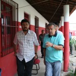 Secretário Valmor Barbosa visita o estádio do Sergipe -