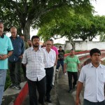 Secretário Valmor Barbosa visita o estádio do Sergipe -