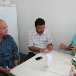 Secretário Valmor Barbosa visita o estádio do Sergipe -