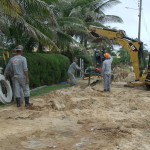 Governo de Sergipe realiza obras de esgotamento sanitário na Praia do Saco  - Fotos: Ascom/Deso