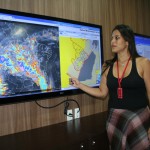 Feriadão terá sol e chuva em Sergipe - A meteorologista Aline Oliver / Fotos: Ascom/Semarh