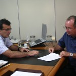 Fernando LIma e o presidente da Emgetis