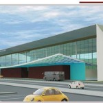 Infraero lança edital para contratar empresas que farão reforma do aeroporto  - Maquete do aeroporto de Aracaju reformado / Foto: Victor Ribeiro/ASN