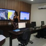 Feriadão terá sol e chuva em Sergipe - A meteorologista Aline Oliver / Fotos: Ascom/Semarh