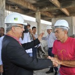 Jackson visita obras do Espaço Zé Peixe  -