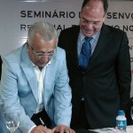 Jackson Barreto e Fernando Bezerra assinam autorização para Canal de Xingó -
