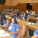 Alunos da rede estadual participam do projeto Parlamentar por um dia na Assembleia - Fotos: José Santana Filho/Seed